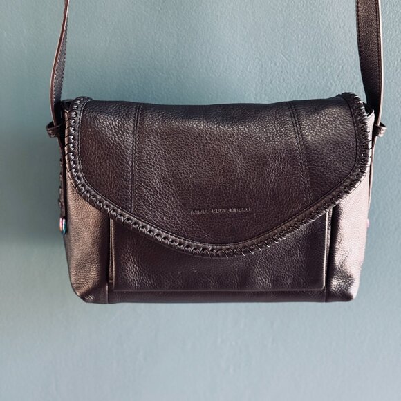 AIMEE KESTENBERG All For Love Crossbody - Black Leather with Rainbow Hardware - Picture 4 of 16